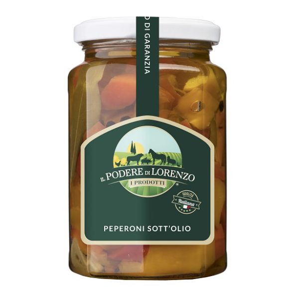Peperoni sott'olio a marchio Il Podere Di Lorenzo