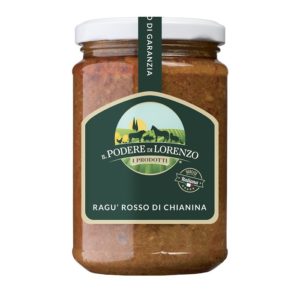 Ragù rosso di Chianina a marchio Il Podere Di Lorenzo