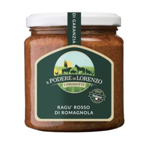 Ragù rosso di romagnola a marchio Il Podere Di Lorenzo