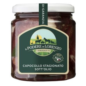 Capocollo stagionato sott'olio a marchio Il Podere Di Lorenzo
