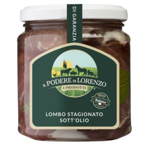 Lombo stagionato sott'olio a marchio Il Podere Di Lorenzo
