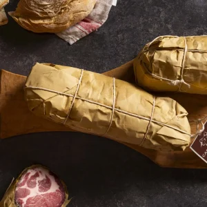 Capocollo di suino stagionato a marchio Antica Lavorazione Carni