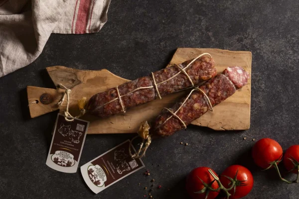 Salame con chianina IGP a marchio Antica Lavorazione Carni