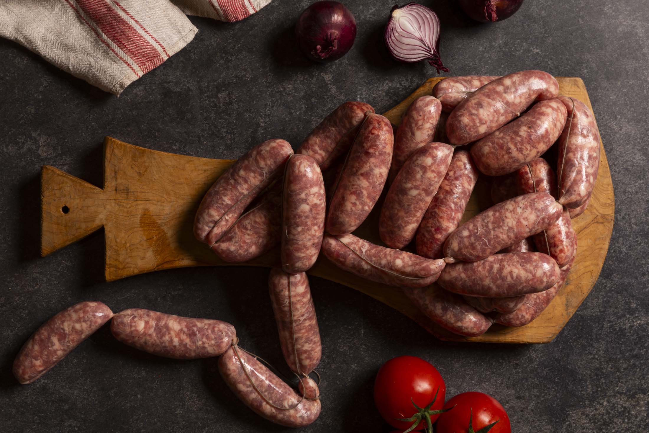 Salsiccia di suino da cuocere a marchio Antica Lavorazione Carni